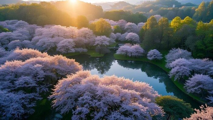 杭州春季景色