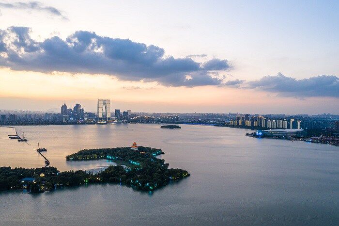 苏州金鸡湖景区
