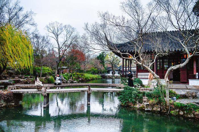 拙政园内景图