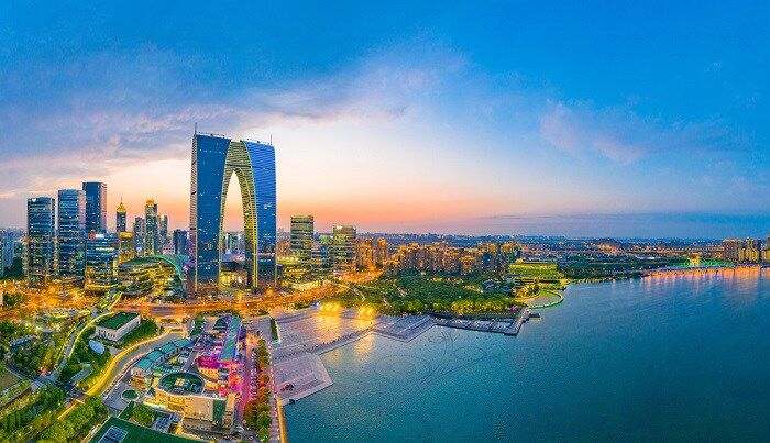 金鸡湖夜景