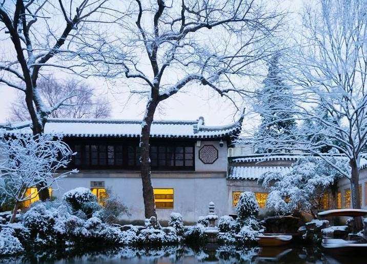 苏州的雪景之美