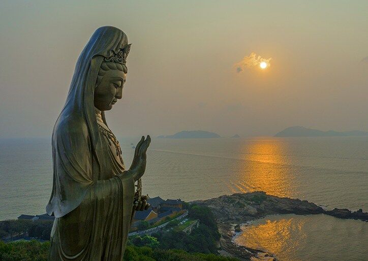 普陀山南海观音