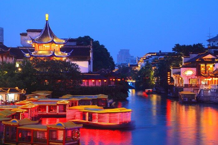 夜游秦淮河
