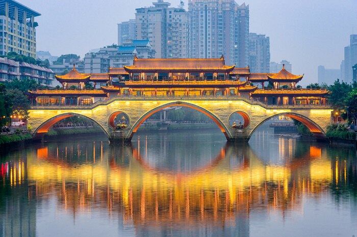 成都锦江夜景