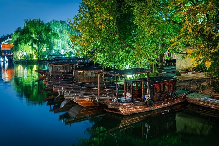 西栅夜景