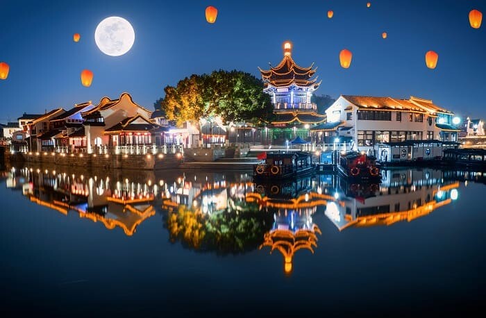 乌镇夜景