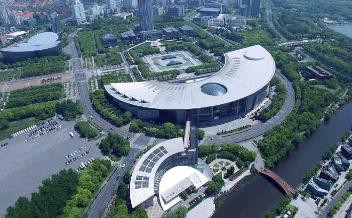 上海-科技馆鸟瞰图