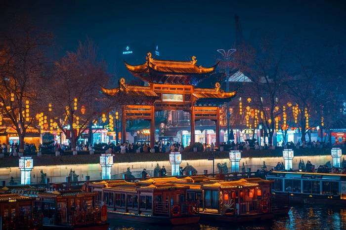秦淮河夜景