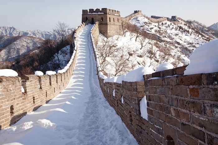 长城雪景