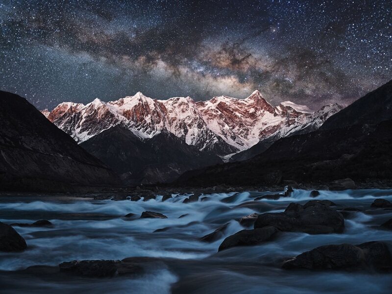 南迦巴瓦峰星空