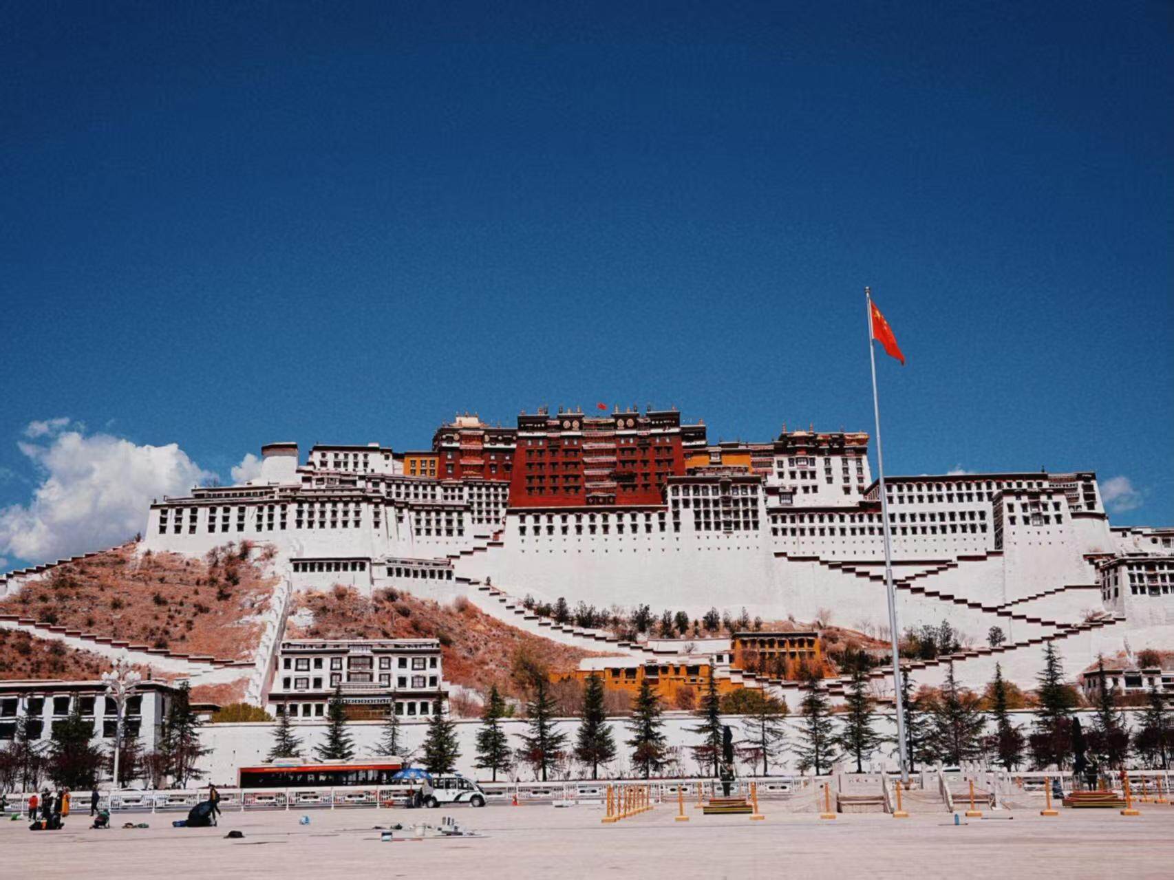 西藏-拉萨布达拉宫广场