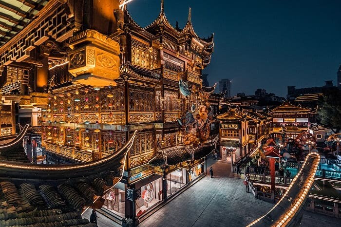 上海-城隍庙夜景