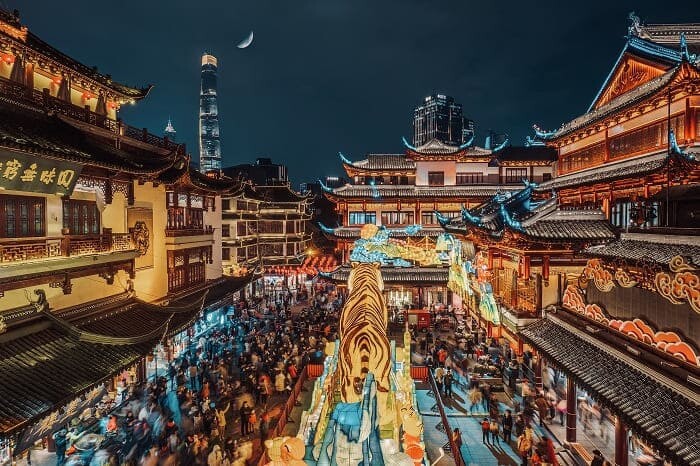上海-豫园春节景象