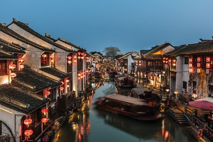 周庄夜景